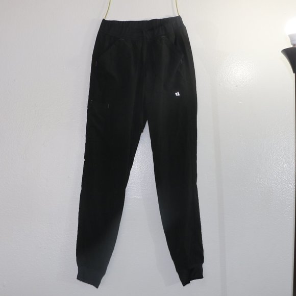 Scrubstar Pants - Scrubstar Black Jogger-Style Scrub Pants with Drawstring and Cargo Pocket